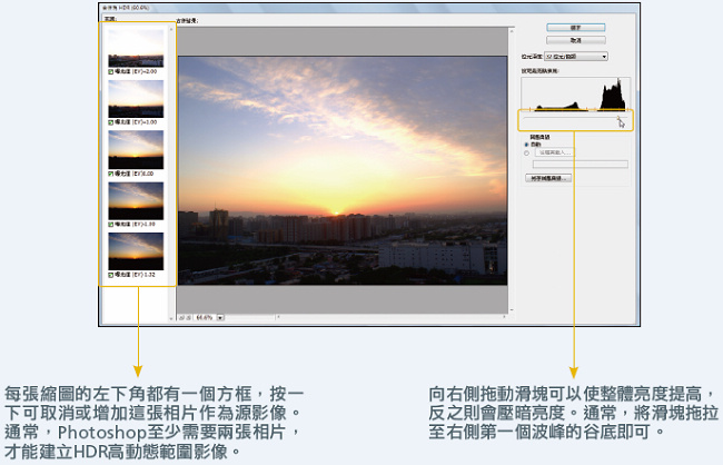 Dcview 數位視野 影像圖書館 使用photoshop Cs3合成hdr影像